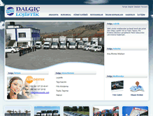 Tablet Screenshot of dalgiclojistik.com